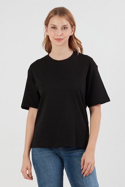 Fulla Moda Basic Crew Neck T-Shirt