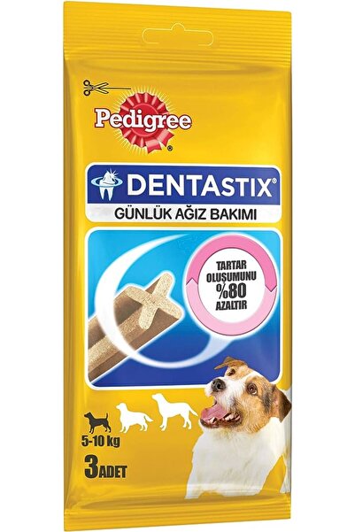 Pedigree مكافآت دينتا ستيكس للكلاب من السلالات الصغيرة، 7 قطع، 110 جرام، عبوة من 6 قطع