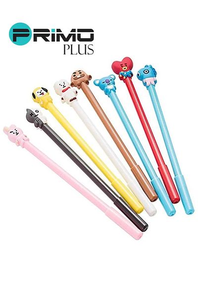 Primo Plus 8-Piece Gel Ink Pen Set of Multicolor