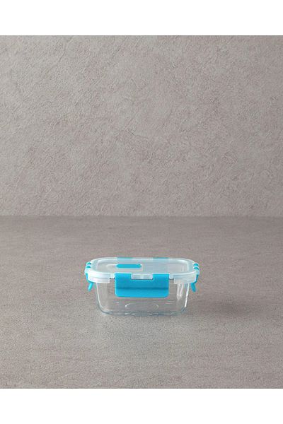 English Home Lock&Fresh Glass Storage Container Blue - 950 ml