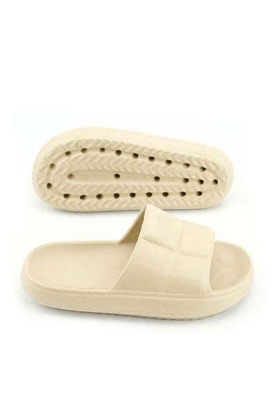 TECOS Women's cloud slippers, Tecos®, size 36, beige, 23 cm, soft and durable EVA material