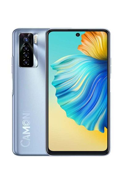 TECNO كامون 17 برو ثنائي الشريحة، فضي ثلجي، 8 جيجابايت رام، 128 جيجابايت، 4G LTE - إصدار الشرق الأوسط