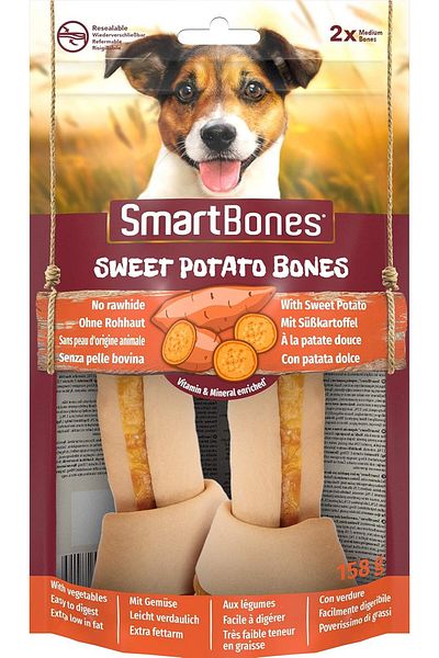 SmartBones Smartbones Sweet Potato Medium 2Ct