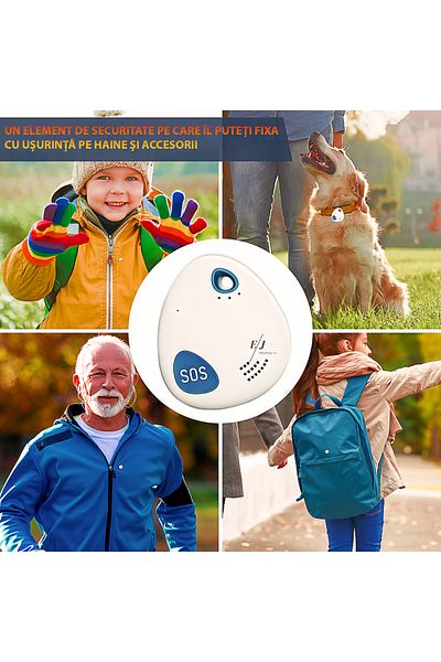 Spionescu GPS device, M6, real-time location, 4G, SOS button, magnetic charging, Nano Sim