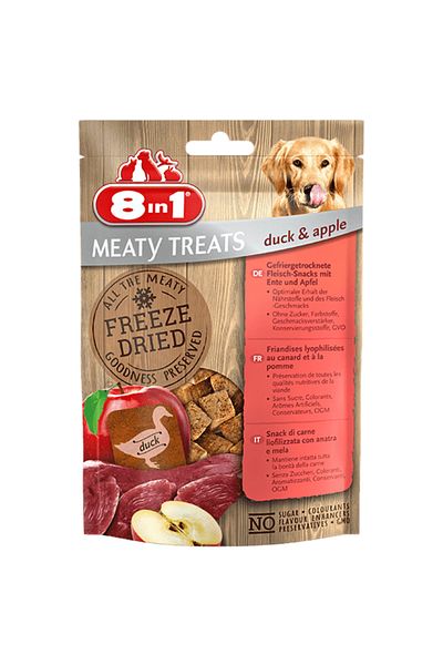 8in1 8in1 Meaty Treats Duck Apple 50g 32 XG
