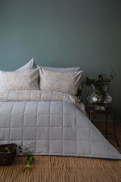 Apricitas HOME Candy Blue Double Bedspread Set