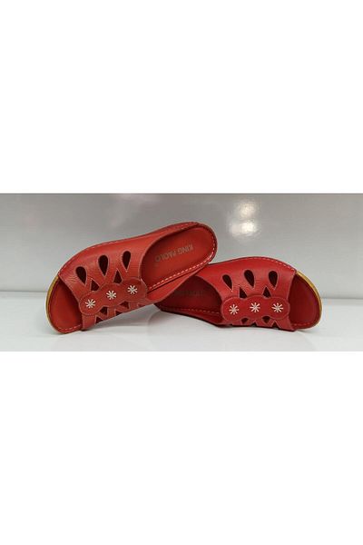 YILDIZ Anatomical Genuine Leather Slippers