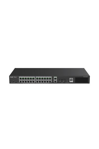 RUIJIE رويجي-ريي RG-ES228GS-P 28 منفذ 24XGE-2XGE/SFP 370W POE SWITCH