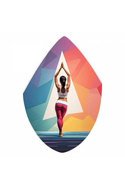 INOVATIX Σετ 8 τεμαχίων, αυτοκόλλητο γιόγκα σε τριγωνική θέση, INOVATIX®. 6 εκ.