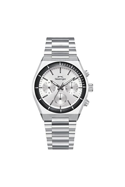Slazenger Sl.09.2484 Men's Wristwatch Silver White