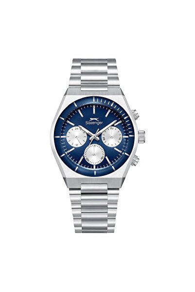 Slazenger Sl.09.2484 Men's Wristwatch Silver Blue