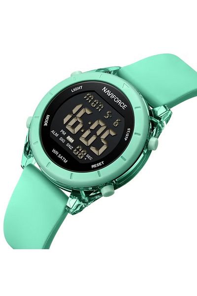 Naviforce Digital Sports Watch with Multi Function Display Durable Strap Water Resistant Timepiece