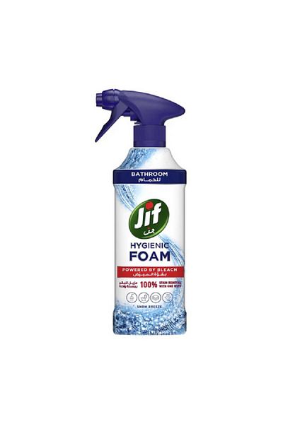 Jif Snow Breeze Hygienic Foam Bathroom Cleaner Spray Clear
