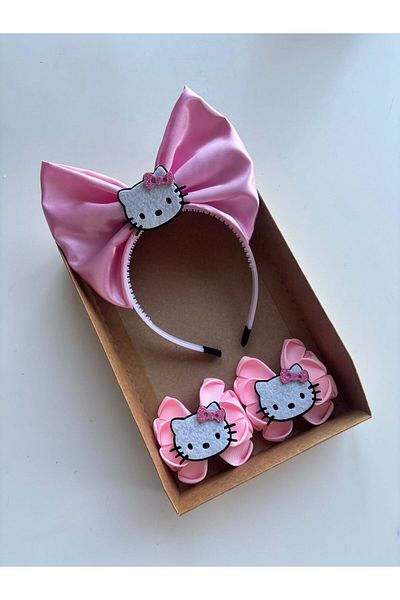 Hello Kitty Crown Buckle Set
