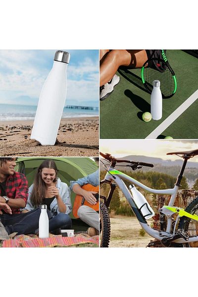 Bukate Bukate® 500ml insulated bottle, stainless steel, keeps drinks hot or cold for 12 hours.