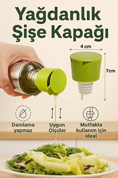 Kelepir Fırsatlar Sızdırmaz Yağdanlık Şişe Kapağı – 4x7 cm