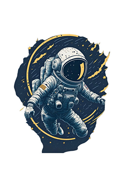 INOVATIX Set de 8 piese, autocolant astronaut, INOVATIX®. 6 cm