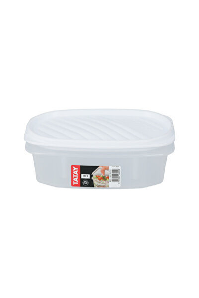 Tatay BPA Free High Quality Plastic Oval Shaped Food Container White 0.5 Liter 1163001