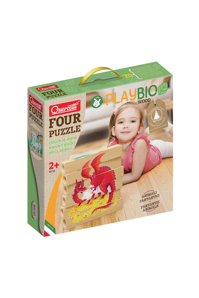 quercetti Four Puzzle Animale Fantastice Bio