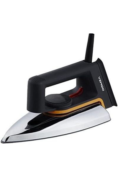 DOMEA 1000 Watts Light Weight Dry Iron With Non-Stick Teflon Coating Plate