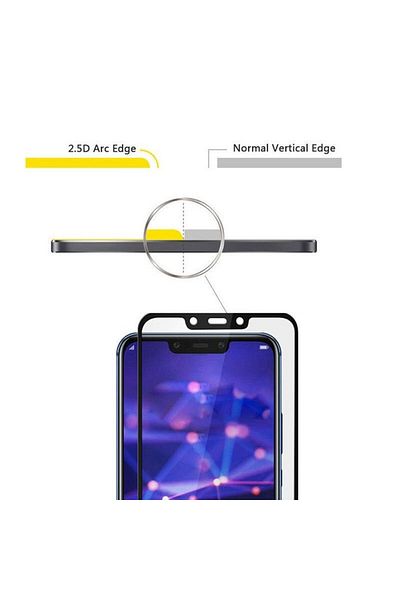 BLACK Folie de sticlă pentru Huawei MATE 10 LITE, 9D FULL GLUE Negru