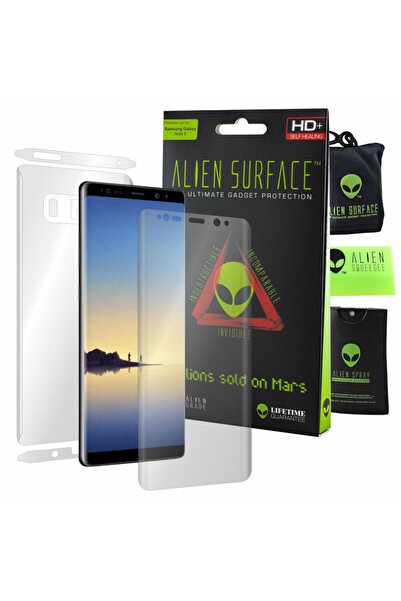 OEM FOLIE ALIEN SURFACE HD, SAMSUNG GALAXY NOTE 8, PROTECȚIE ECRAN, SPATE, LA...