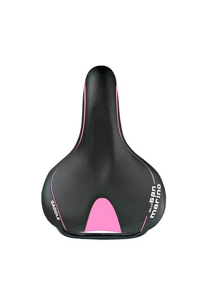 bardakcı bike City Bike Bicycle Saddle Pink - Black 20X26 cm San Marino