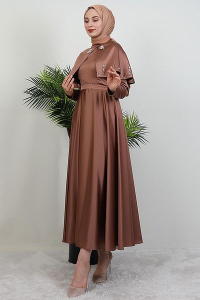GİYZAMİLA Βραδινό φόρεμα Nira Hijab Μαύρισμα