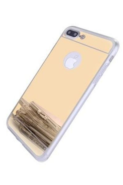 OEM Carcasă Apple iPhone 8 Plus cu oglindă, aurie
