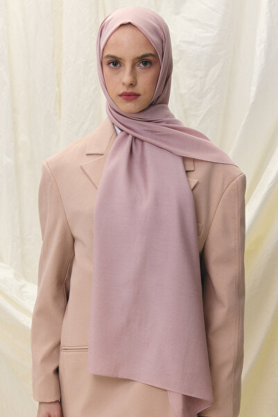 FENZA SCARF PARIS SILK POWDER ROZ CULOARE șal din bumbac