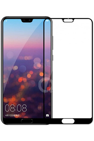 OEM Huawei P20 PRO Γυάλινη μεμβράνη, 5D FULL GLUE Μαύρο