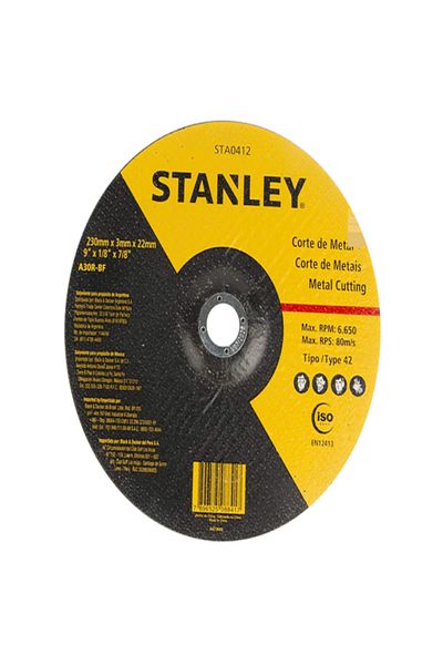 Stanley T42 Durable High-Quality Abrasives Metal Cutting Disc