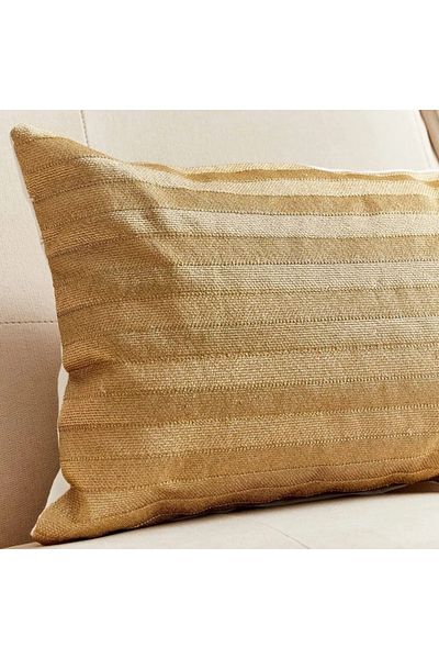 Home Box Embroidered Cotton Filled Cushion – 30x50 cm