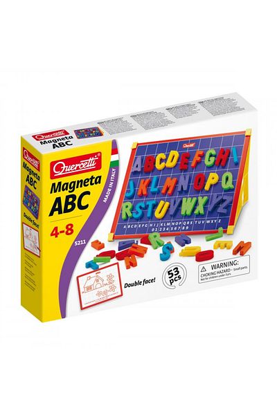 quercetti Magnetic ABC Tablet, 53 pieces Quercetti