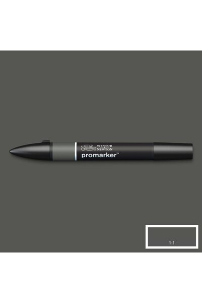 Winsor Newton Promarker Çift Uçlu Alkol Bazlı Grafik Çizim Kalemi Ice Grey 7