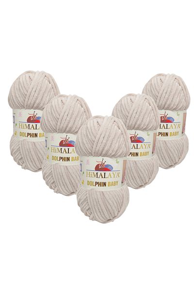 Himalaya Въжета Dolphin Baby Velvet, 5 броя - 80342 - 100 гр. 120 м.