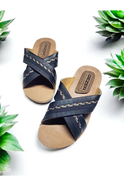 GEZER Παντόφλες Cross Design για το σπίτι και έξω, κατάλληλες για καθημερινά τσακισμένα δάχτυλα