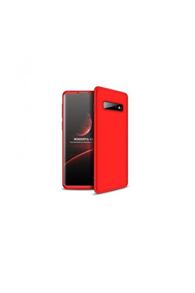 OEM Θήκη Samsung Galaxy S10 Plus, FullBody Elegance Luxury Red, πλήρης κάλυψη...
