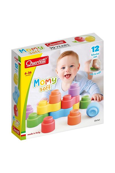 quercetti Quercetti Momy Soft 12-piece construction set