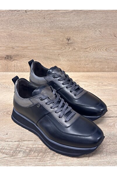 Pierre Cardin Lace-Up Eva Ortholite Sole Lightweight Genuine Leather Casual Shoes