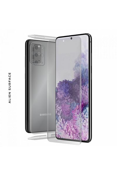 OEM Protector de ecran Alien Surface HD, față, spate, laterale pentru Samsung GALAXY S20 Plus + cadou Alien Fiber