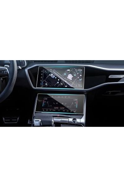 Audi RS6 2024 navigation screen + air conditioning console protective film King Protection