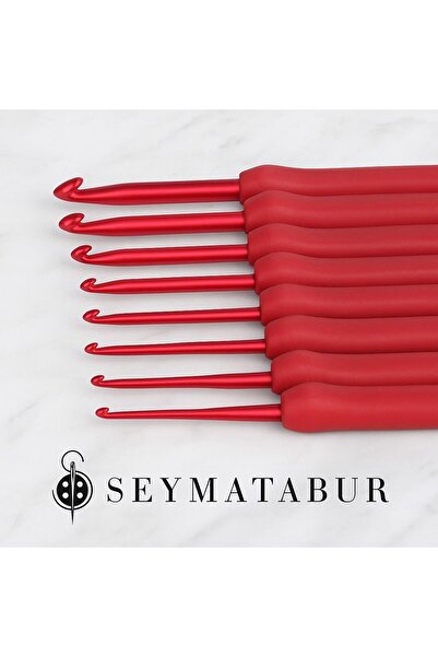 BALIM ÖRGÜ EVİ طقم توليب إتيمو أحمر 8 قطع (مفرد بدون حقيبة 1.80 - 2.00-2.20-2...