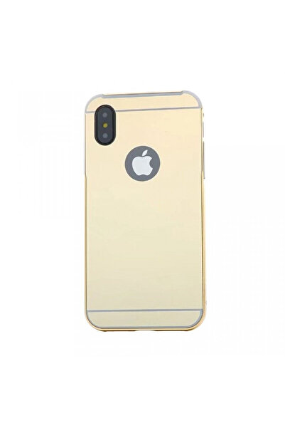 OEM Apple iPhone X Θήκη καθρέφτη χρυσή