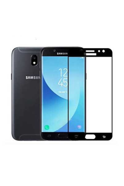 OEM Samsung Galaxy J7 2017 Πλήρης προστατευτική μεμβράνη οθόνης GLUE με μαύρα...