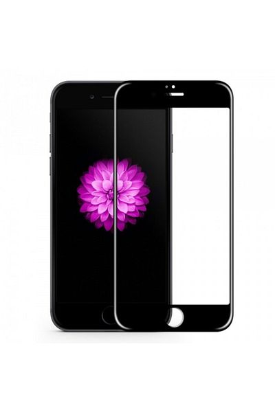 OEM Folie de sticlă 3D Apple iPhone SE2, margini colorate Elegance Luxury Negru