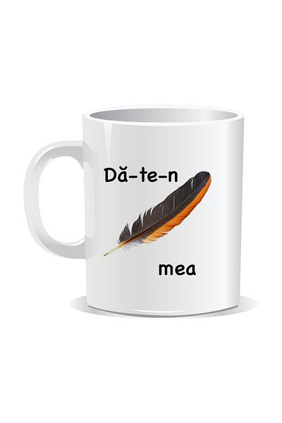 OEM Personalized mug with funny message, Come to me - White interior