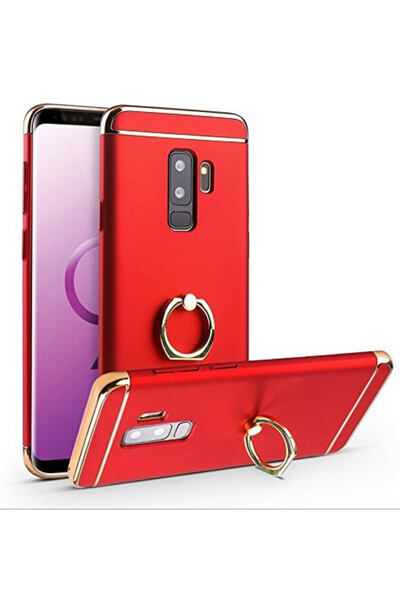 OEM Carcasă Samsung Galaxy S8 Plus, inel roșu 3 în 1