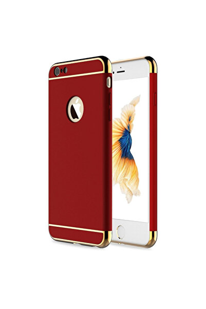 OEM Θήκη Apple iPhone 8 Plus, 3 σε 1, κόκκινη