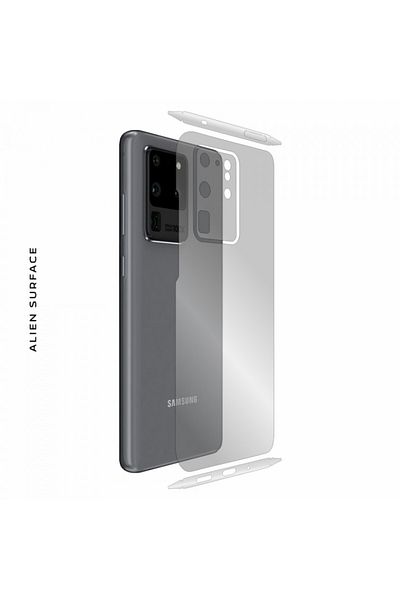 OEM Protector de ecran Alien Surface HD, față, spate, laterale Samsung GALAXY S20 Ultra + cadou Alien Fiber